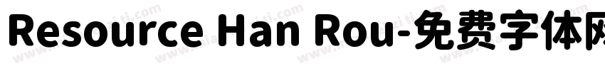 Resource Han Rou字体转换